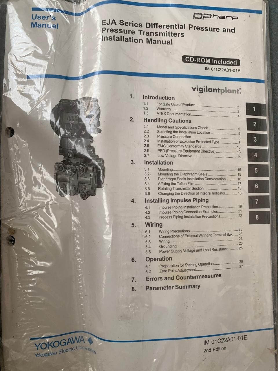 Yokogawa / Transmitter / EJA430A / S1 / MWP 30 BAR, CAL. RNG 0-30 BAR