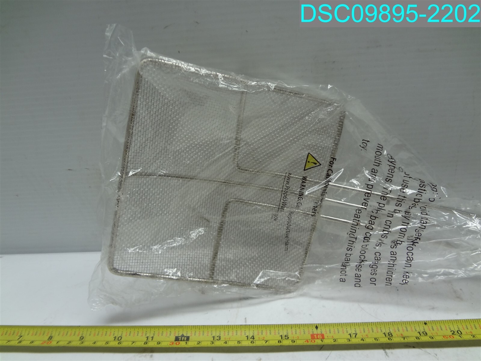 QTY=3: WINCO SCF-6S 6-3/4″ X 6-3/4″ X 20″ SQUARE MESH SKIMMER 812944009885