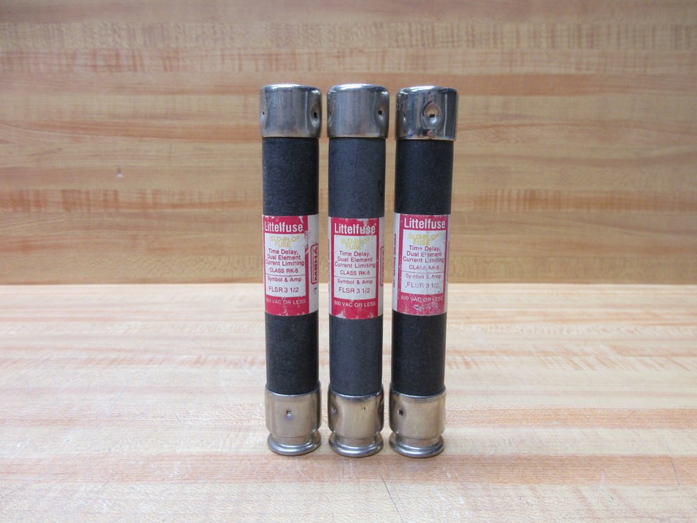 Littelfuse FLSR3-1/2 Fuse Cross Ref 486L35, FLSR03.5 (Pack of 3)