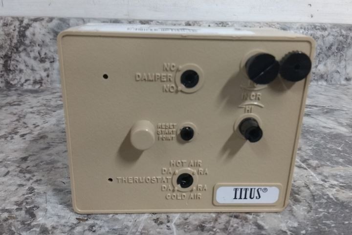 Titus CSC-3004 3-1/2 In Overall Width Reset Volume Controller