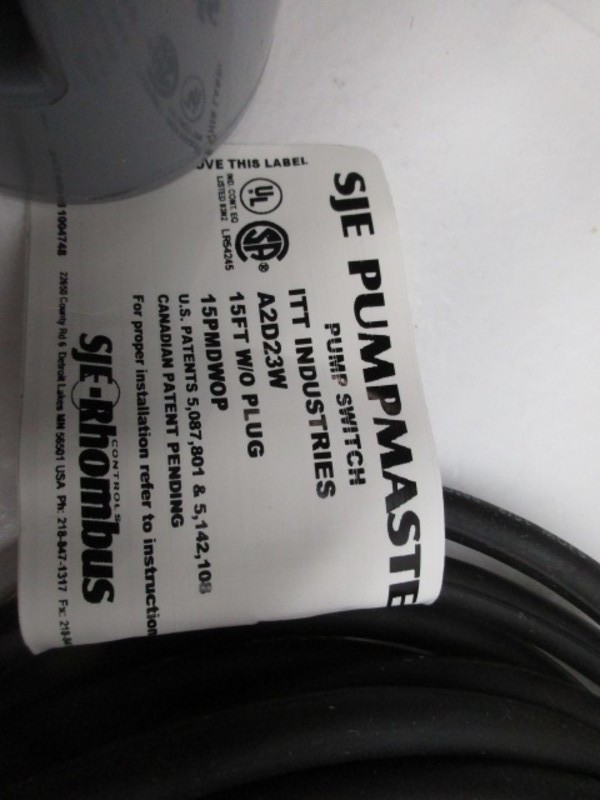 SJE-RHOMBUS 20PMPDWOP PUMPMASTER PLUS PUMP FLOAT SWITCH NSMP