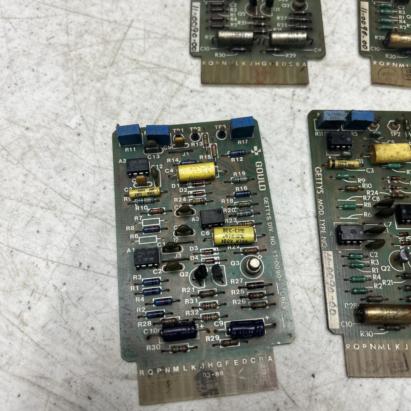 LOT OF 5 GETTYS 11-0090-00 CIRCUIT BOARD CARD, Free Shipping