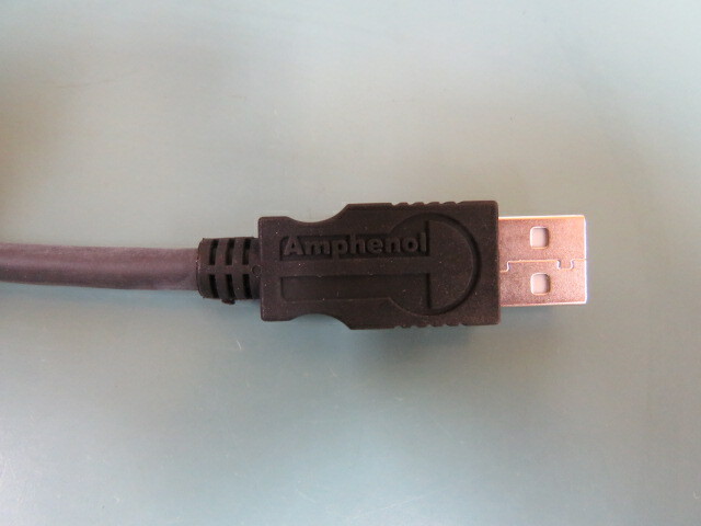 AMPHENOL USB2AA300PUHFFR Qty of 1 per Lot USB A TO USB A 3.0M / 9.84 FT