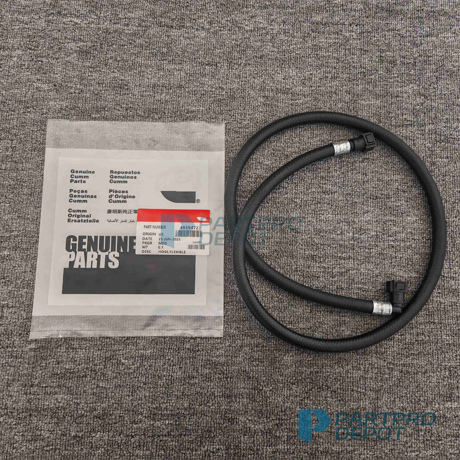 HOSE FLEXIBLE For Cummins Onan 4939472