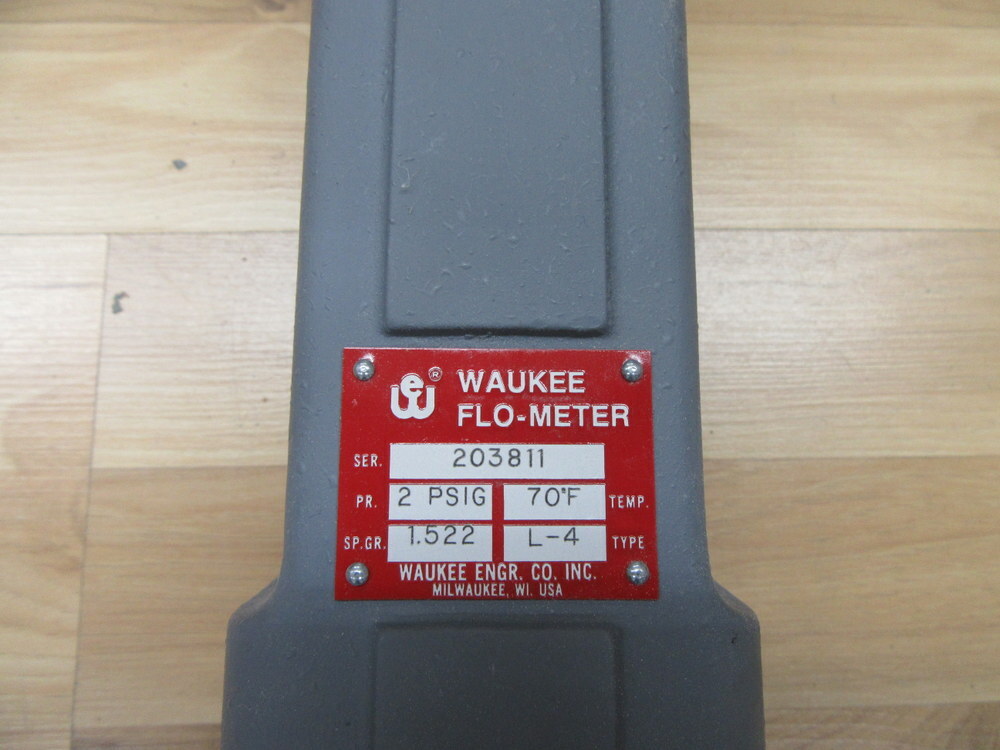 Waukee L-4 Flow Meter L4 0-500 CFH