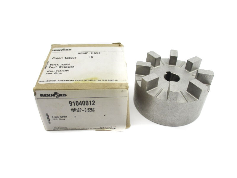 REXNORD 91040012 10R10P-0.625C .62500″ NSMP