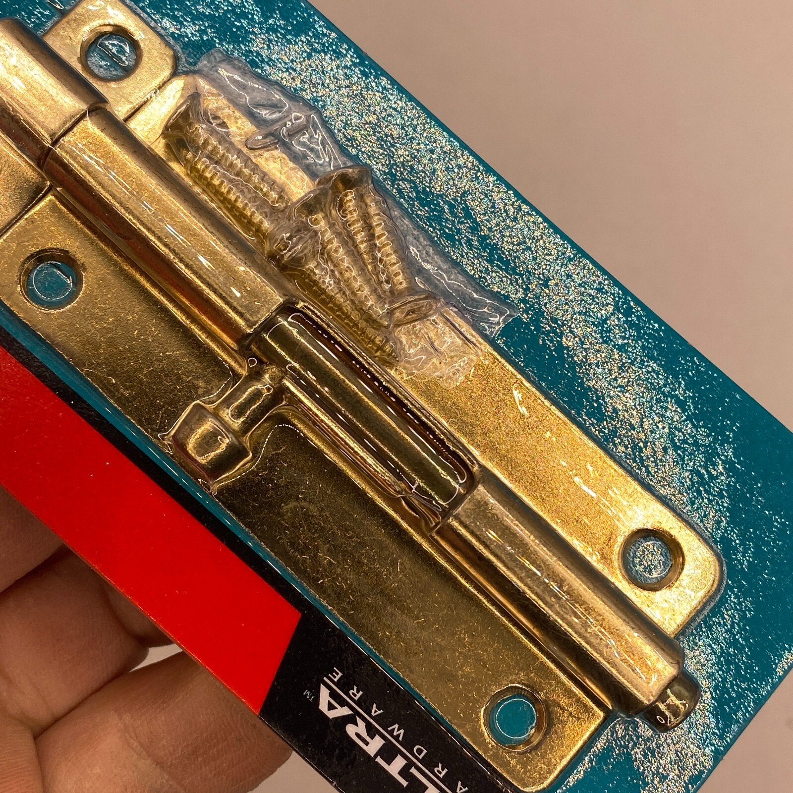 Ultra Hardware Barrel Bolt Brass Plated Steel 60883 5″ 127mm🔔