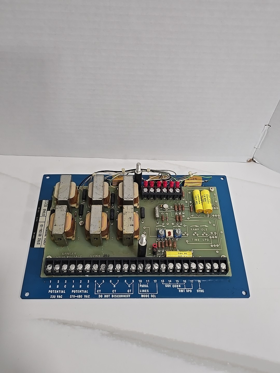 🔥 Barber Colman DYN2-80104-10 Generator Governor Load Sharing Control 230VAC 🔥