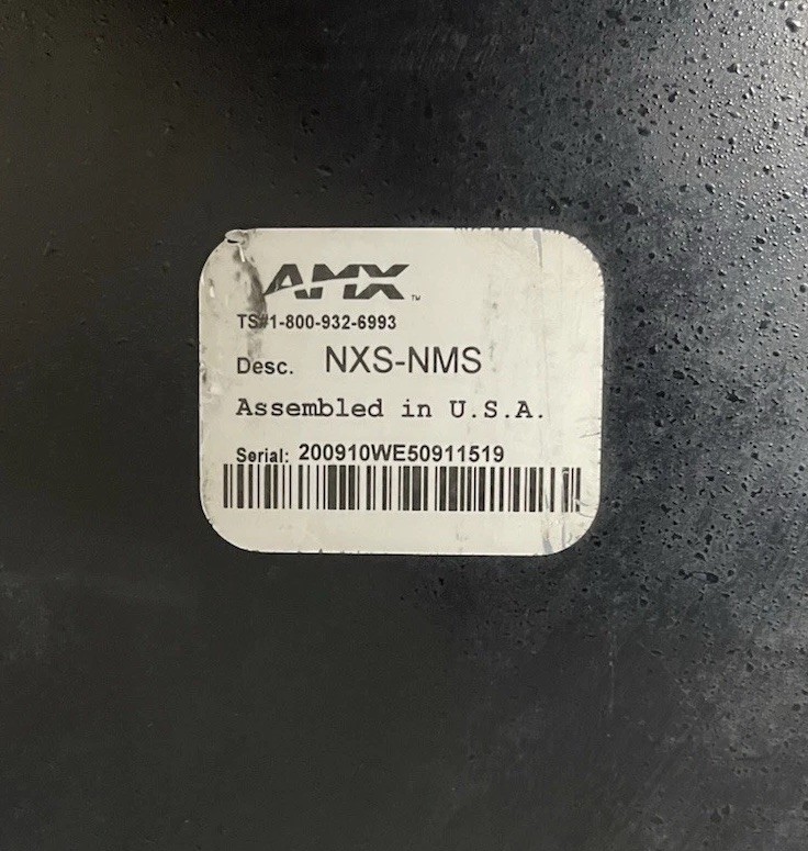Lot of 3 AMX NXS-NMS NetModules, Plus Power Supply, FG-423-41 13.5Dc, 6.6A