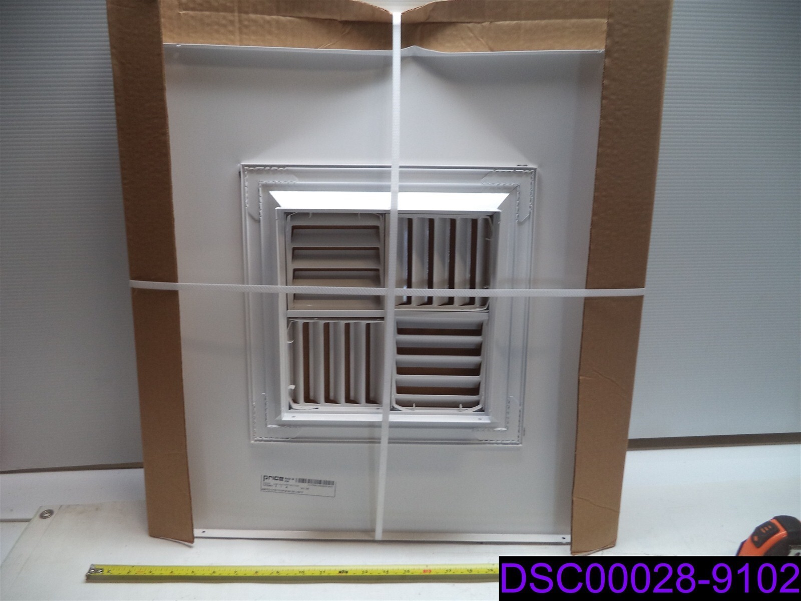 Minor Dings: Qty = 7: Price HVAC Grille 23-3/4″ x 23-3/4″ Outer, 7-7/8″