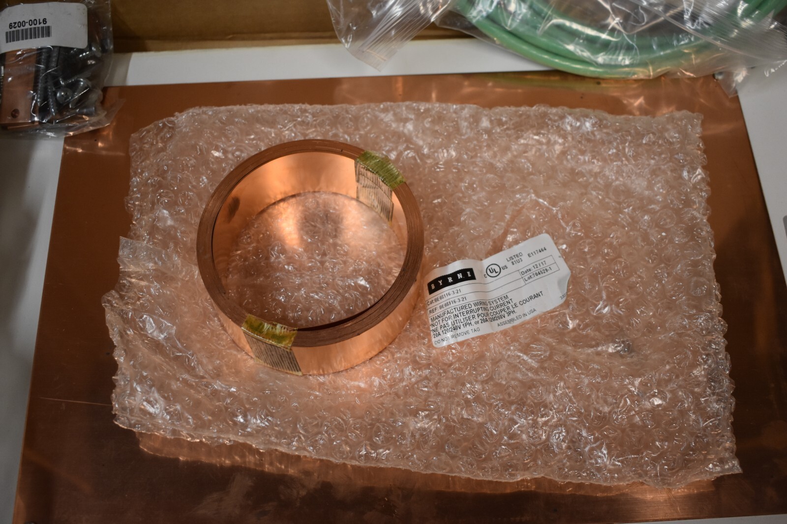Polyphaser CU-SPGP Copper Grounding Plate Kit New