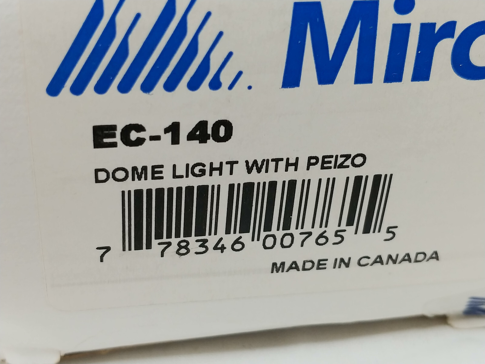 EC-140 MIRCOM Dome Light with Peizo