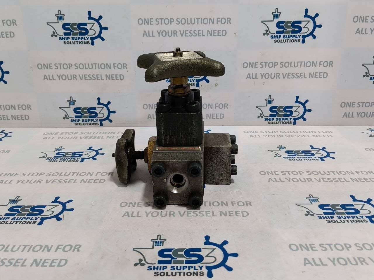 Hirose Valves HF-ACC-K-10X10-23 Hydraulic Valve Manifold Mount W/Handwheel