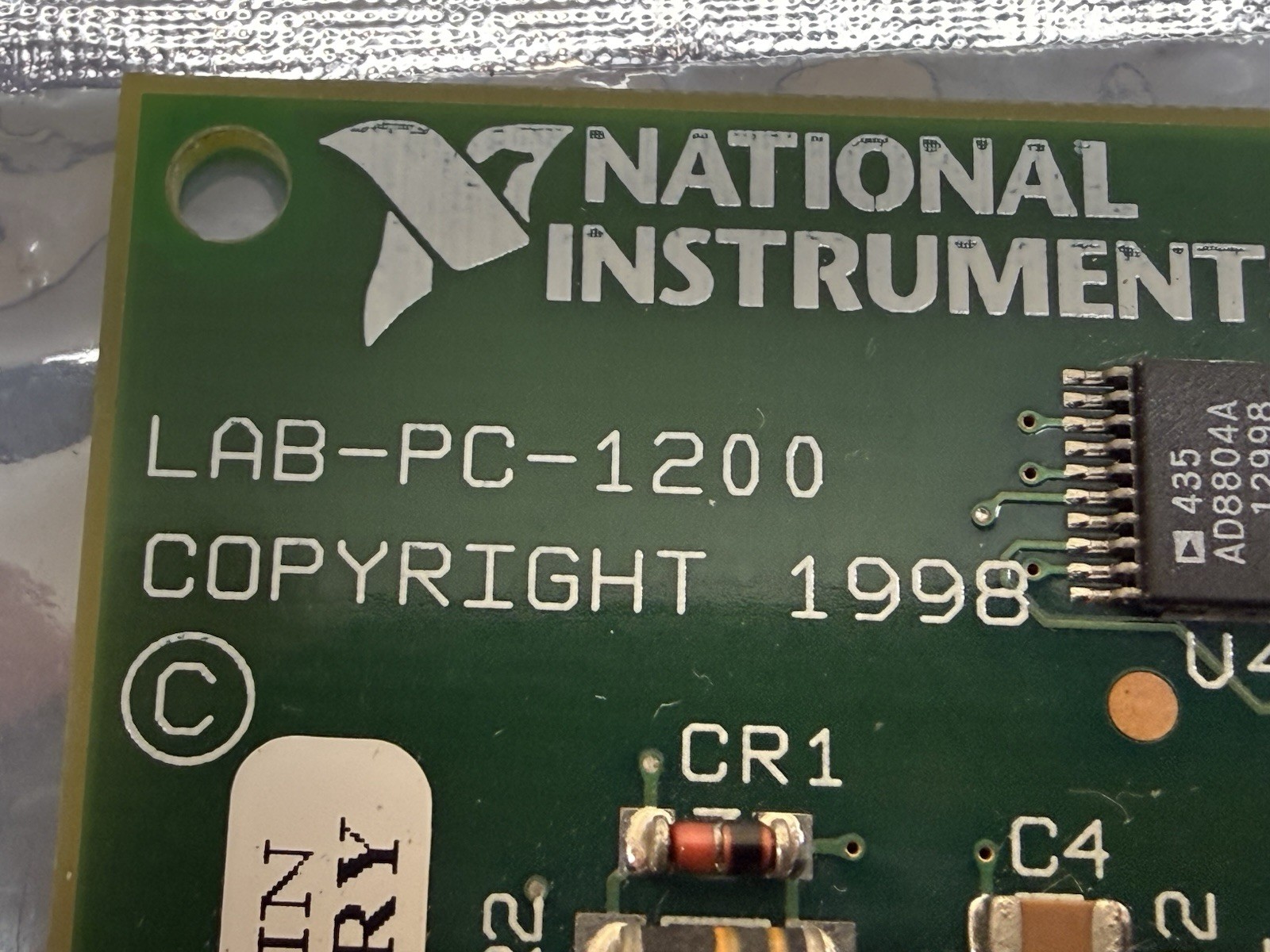 National Instruments LAB-PC-1200 183008J-01 Multifunction I/O board