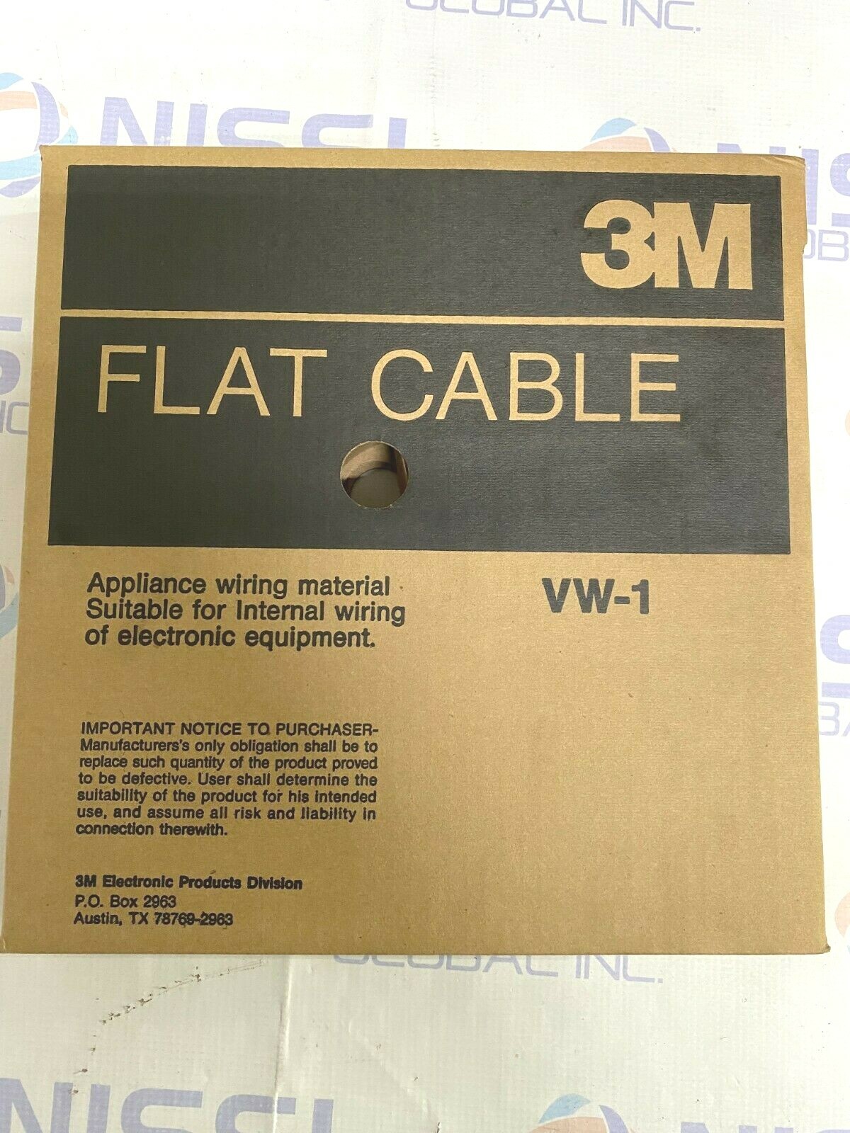 3M 1700/20 Flat Cables .05″ 20C 28AWG 100′ 10 COLOR TWISTED 1700/20-100