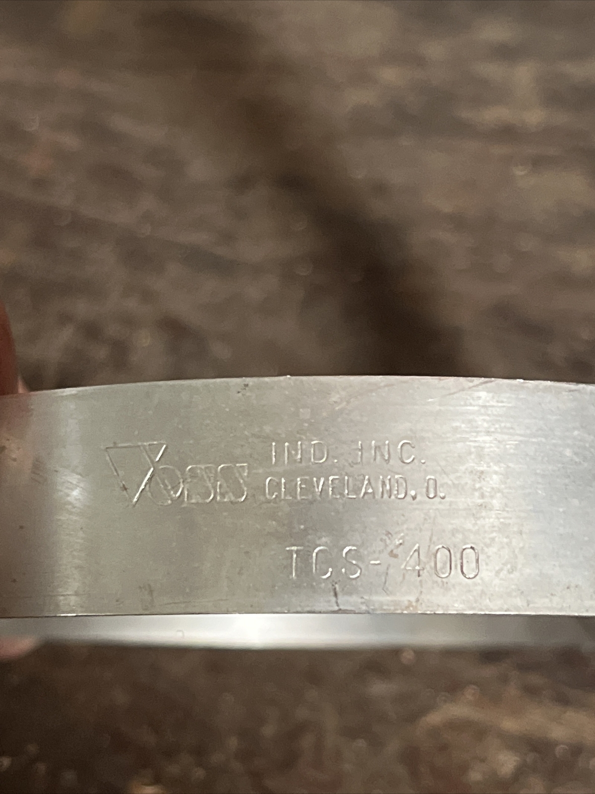 2 NOS Voss TCS-400 4″ x 3/4″ T-Band Stainless Steel Hose Clamp