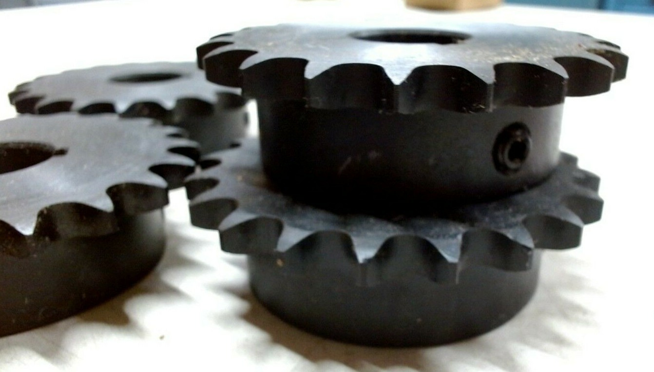 LOT/4 BLACK STAR H40BS20 1 ROLLER CHAIN SPROCKET 1IN I.D. (1495) *FREE SHIPPING*