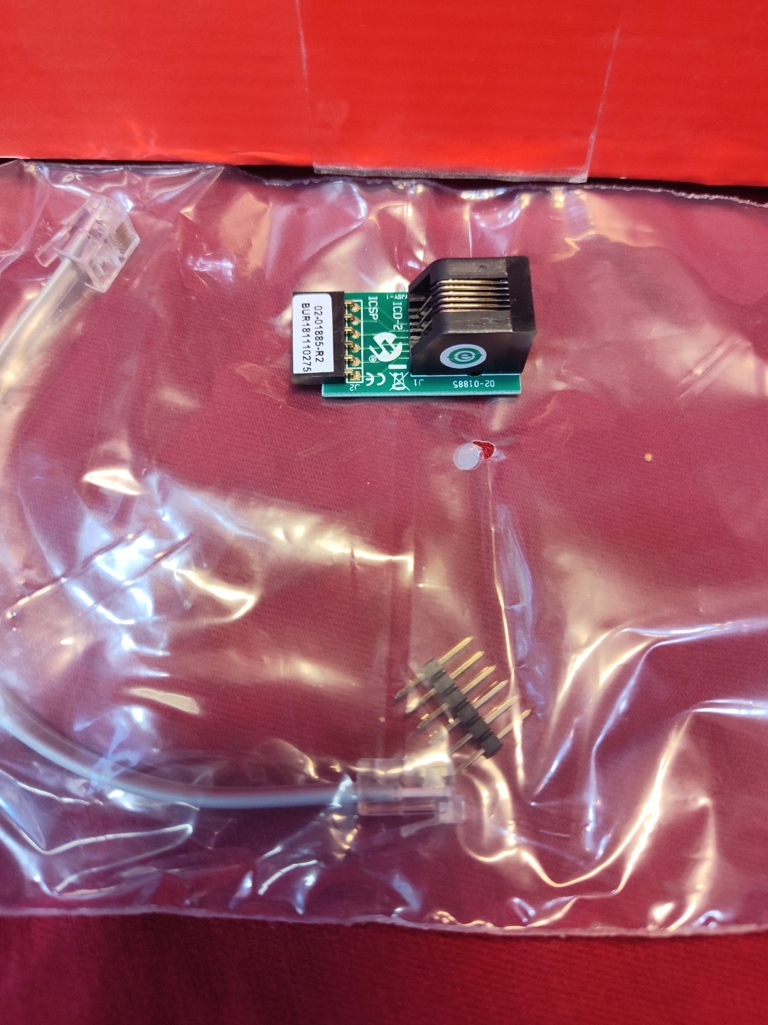 Microchip Technology AC164110 Development Tools – RJ11 To ICSP Adapter.