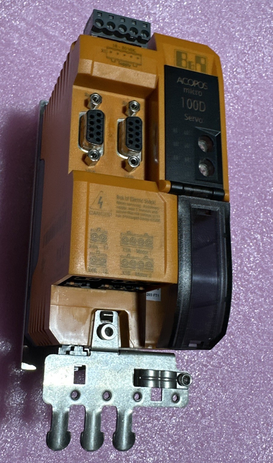 B and R ACOPOS Micro 100D Servo Drive Module 80VD100PD.C022-01 Rev. C0