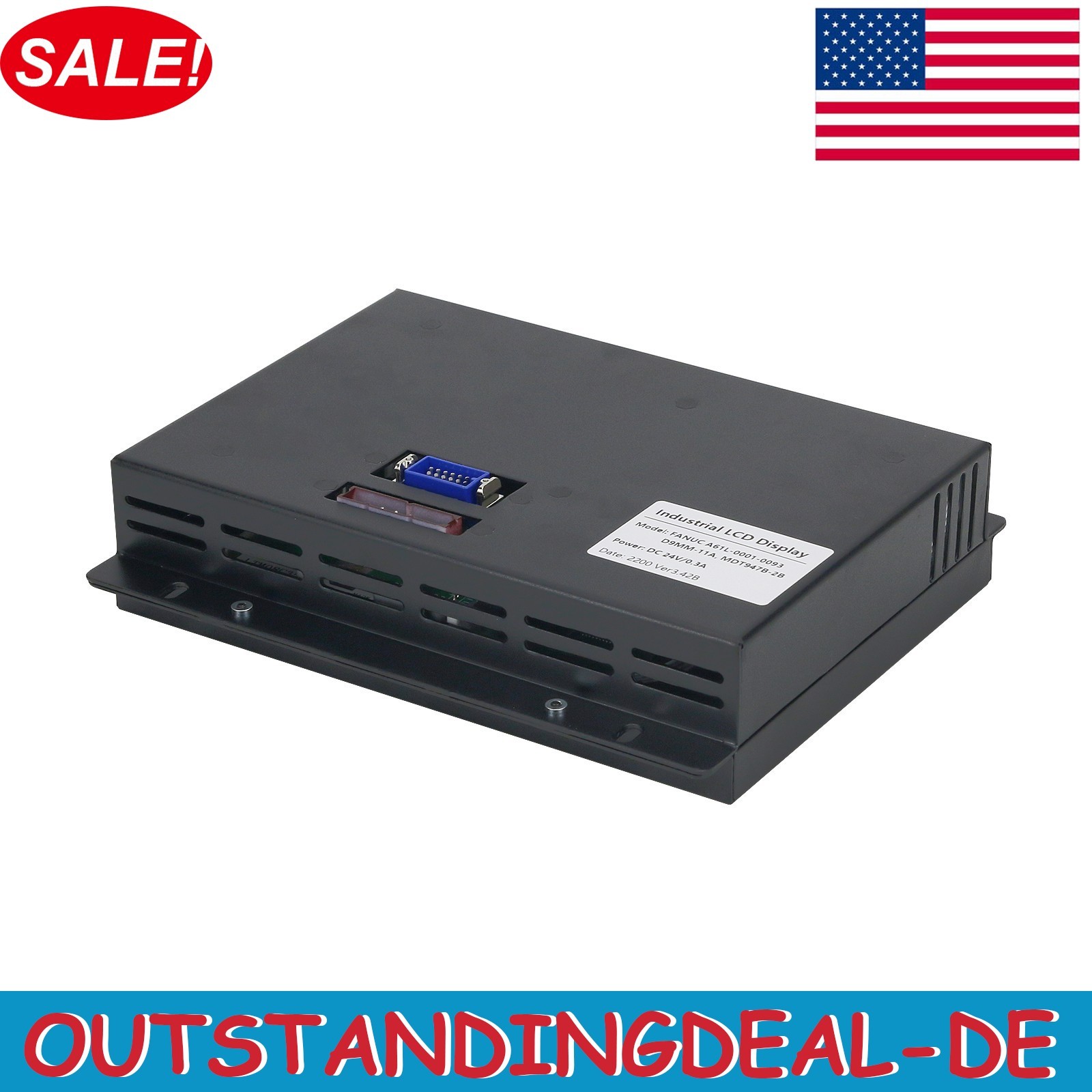 A61L-0001-0093 D9MM-11A 9″ LCD Monitor Replacement for FANUC CNC System CRT US&