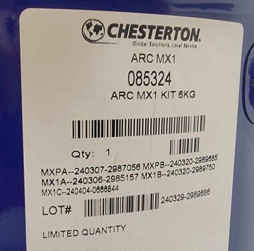 Chesterton ARC MX1 – 6KG 085324 Trowel-Grade Coating for Coarse Particle Extreme