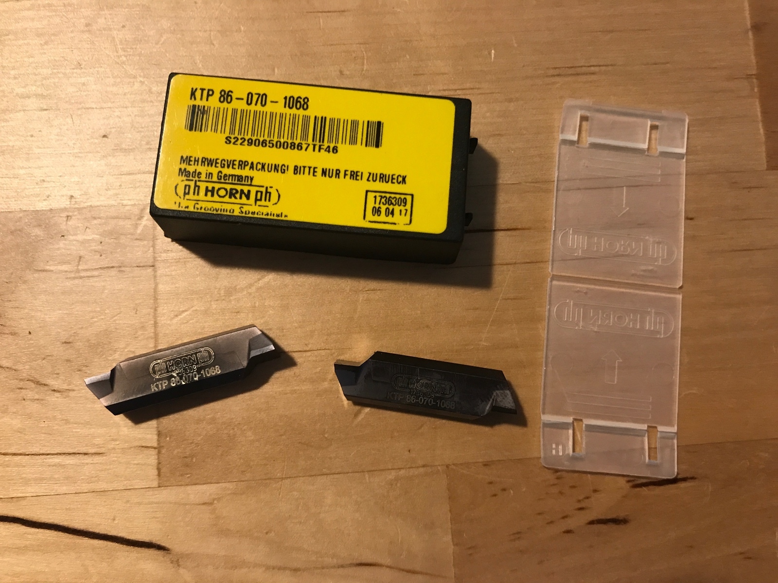 2x PH Horn PH KTP 86-070-1068 Cutting Tools New 1736309