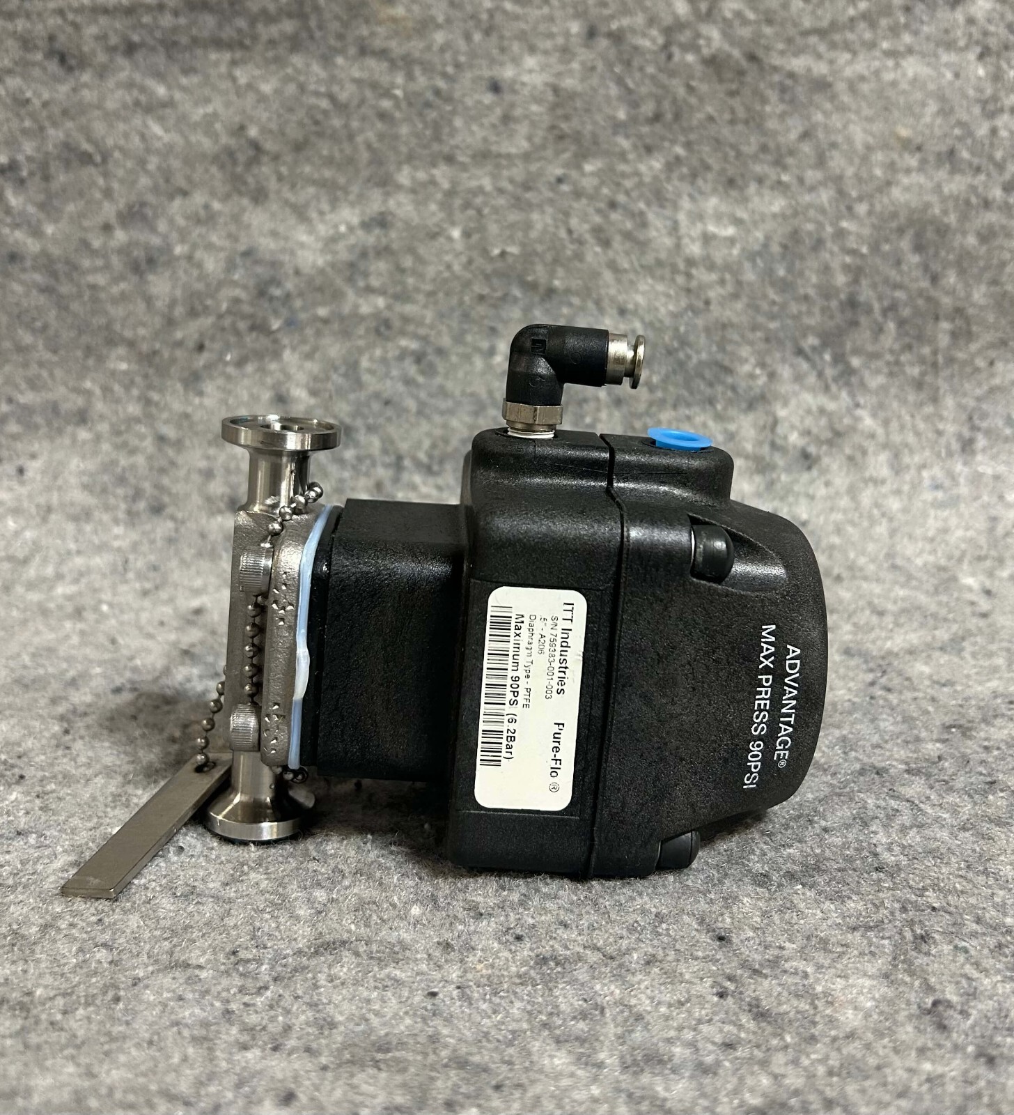 ITT Industries Advantage Pure-Flo Actuator 0.5″ A206, 90 PSI