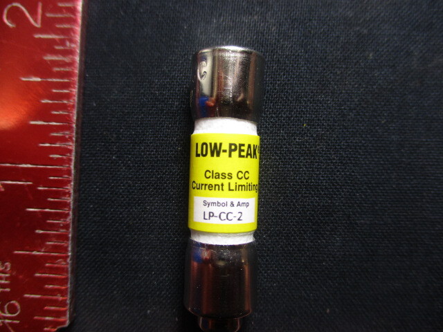 Bussmann LP-CC-2 FUSE, 600V 2A DUAL ELEMENT