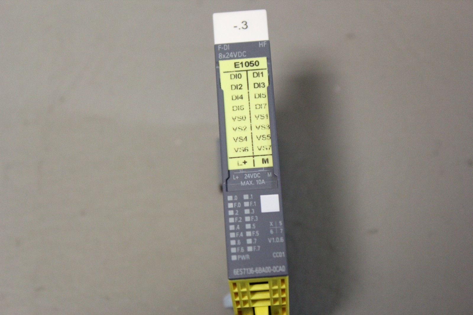 SIEMENS SIMATIC ET 200SP ELECTRONIC MODULE 6ES7 136-6BA00-0CA0 WITH BASE