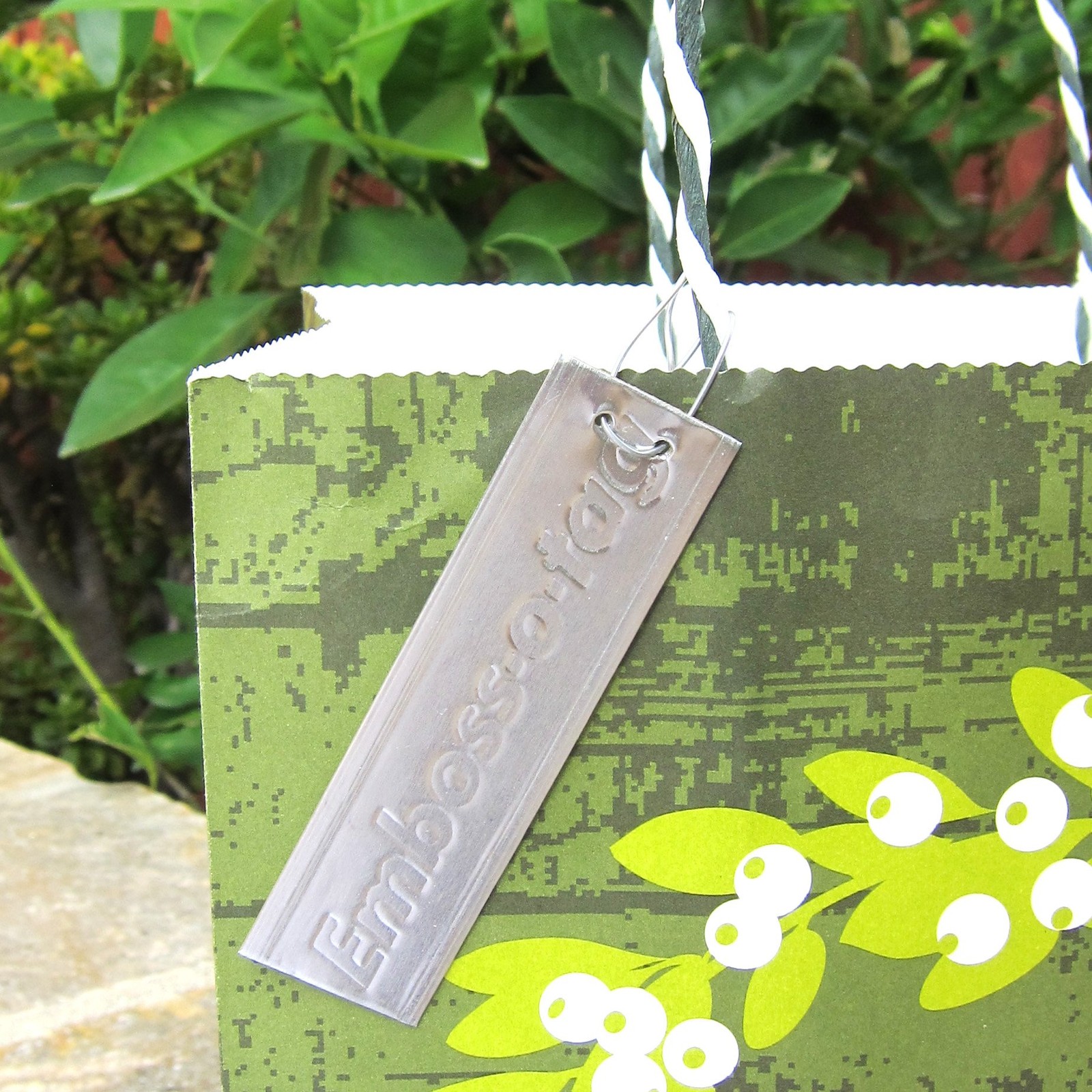 Emboss-o-tag Double Sided Write On Metal Labels for Outdoor, Gardening, and H…