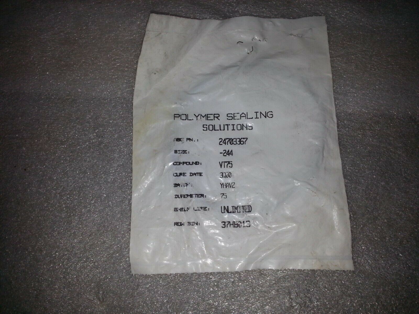 Polymer Sealing Solutions 24703367 244 VT75 Seal Kit Industrial Hydraulic Part
