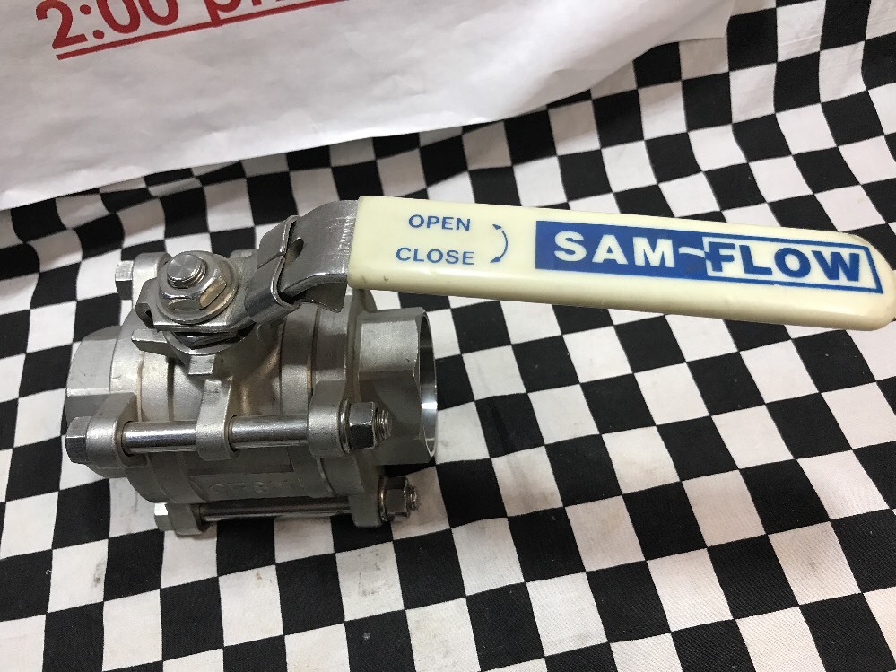 Sam-Flow 1-1/2″ Socket Weld Ball Valve 1000 WOG, CF8M, SHIPSAMEDAY#1375B1
