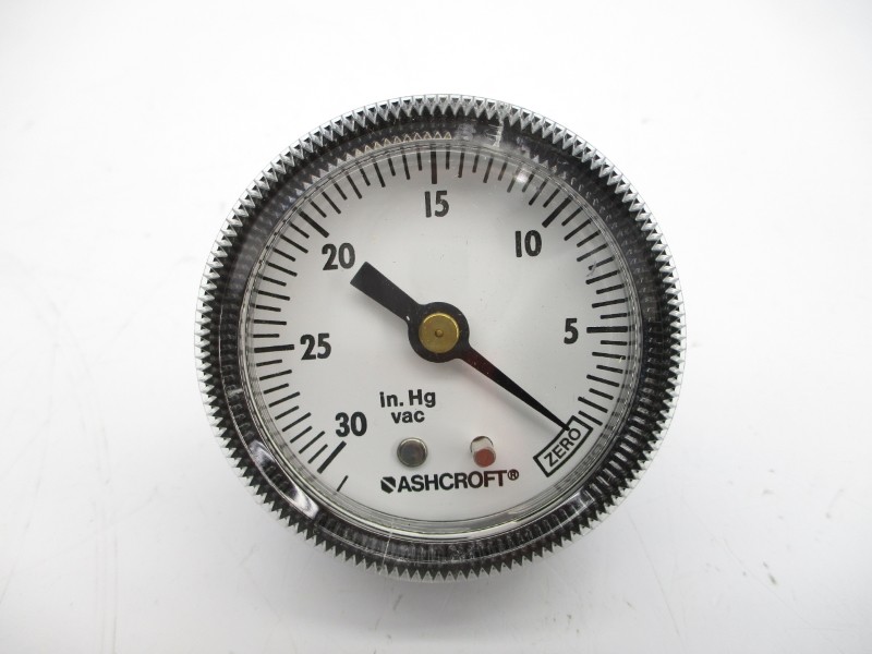 ASHCROFT 20W1001TH02BXUCVAC 0/30″HGVAC 2″ NSMP