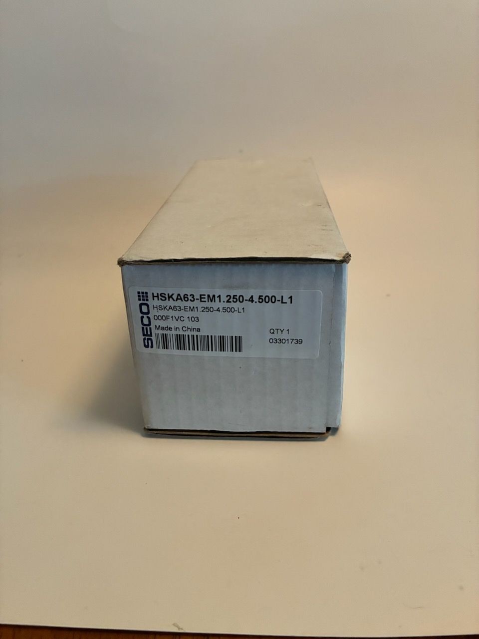 SECO HSKA63-EM1.250-4.500-L1 EDP03301739 HIGH PRECISION 1-1/4″ END MILL HOLDER