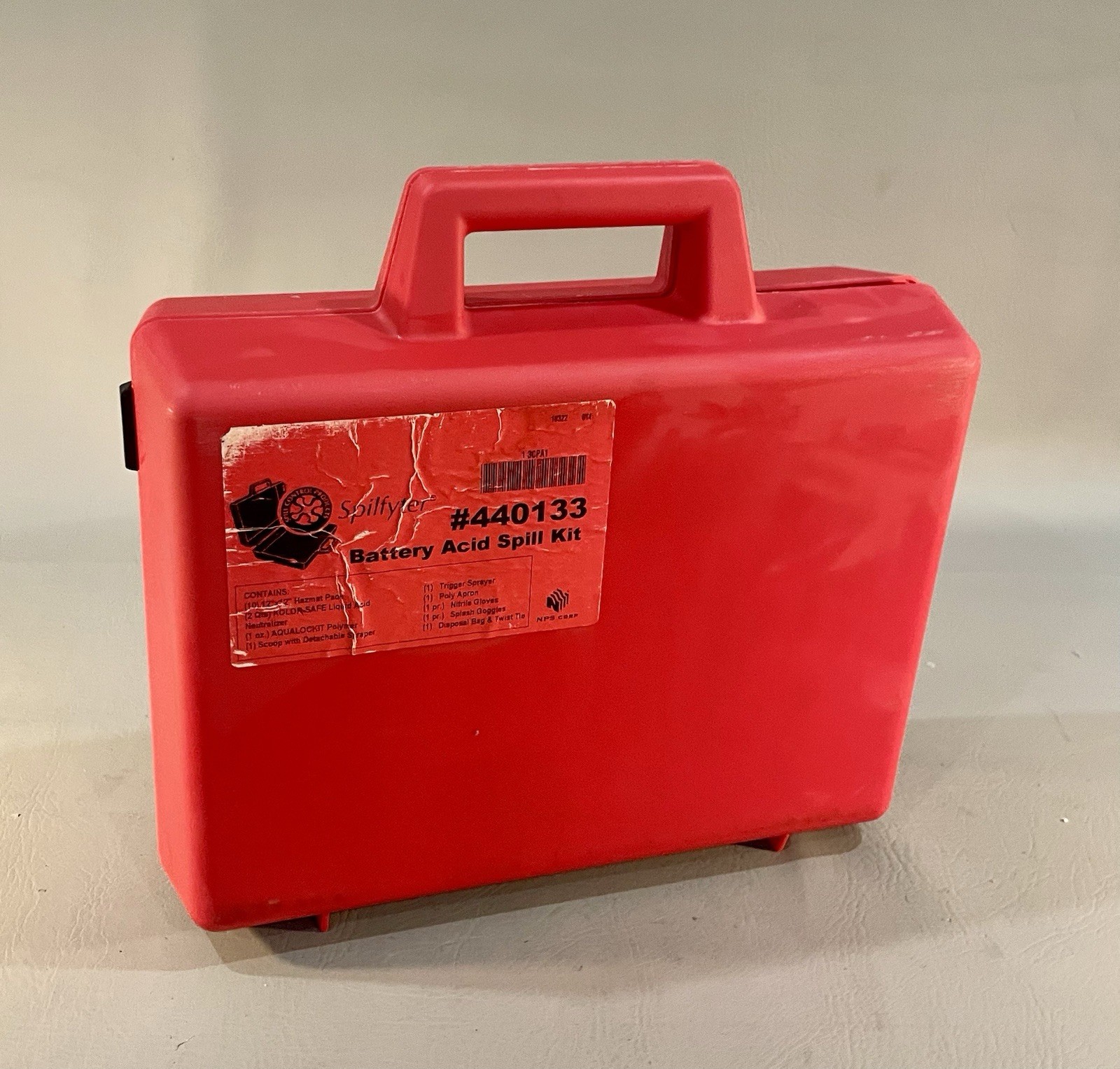 Spilfyter Grab & Go Battery Acid Spill Kit #440133