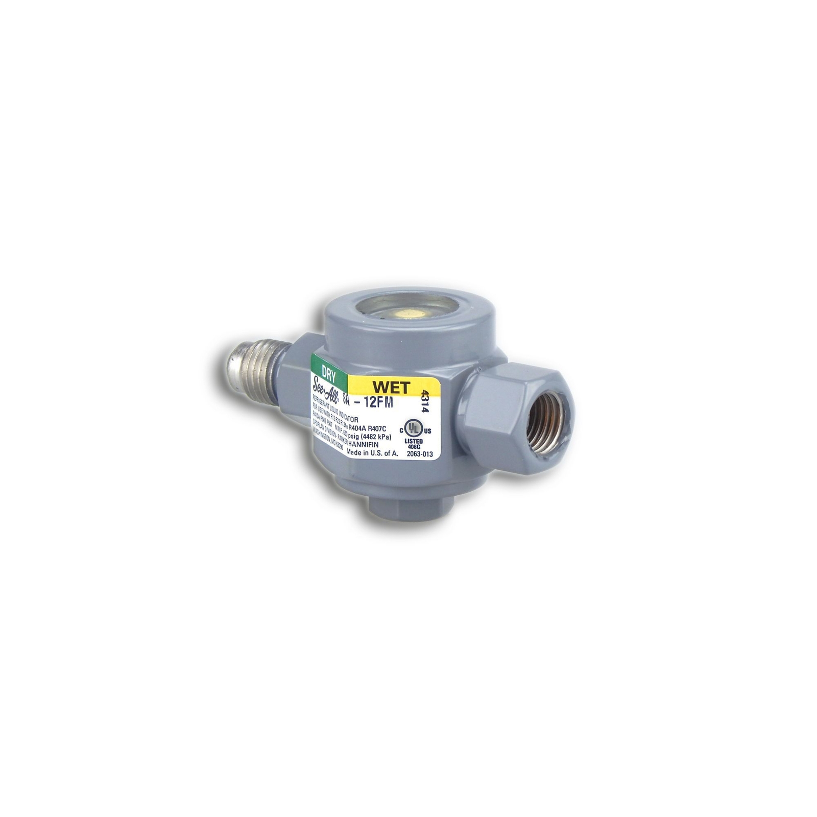 Parker Sporlon 700026 SA-12FM Sight Glass 1/4 Inch Female x Male Flare