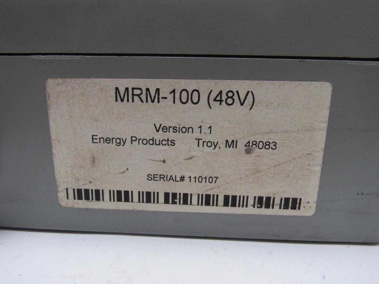 Energy Products MRM-100 Version 1.1 48V Enclosure W/Circuit board