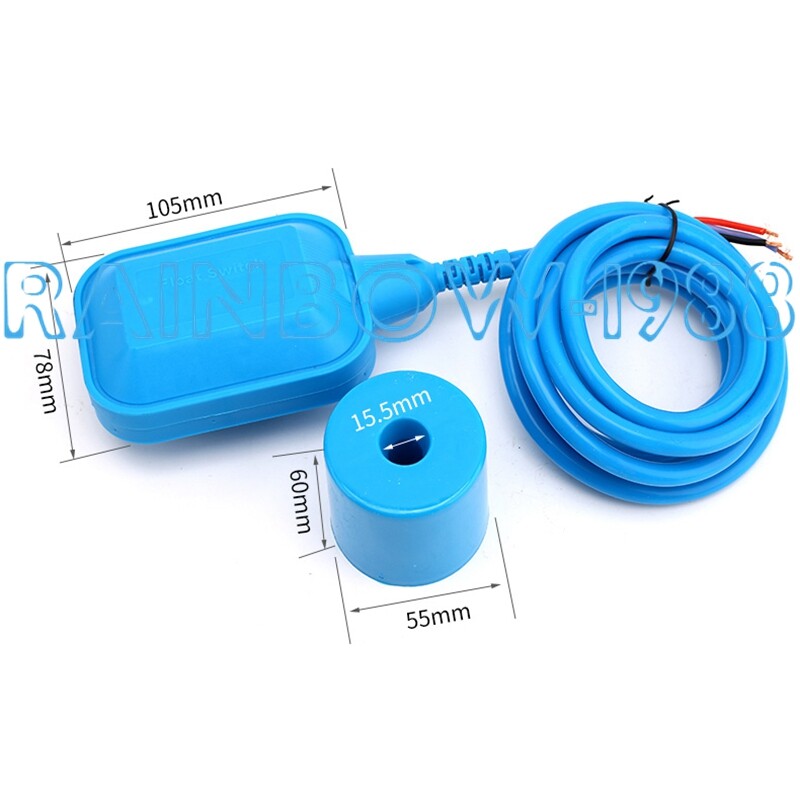 High Temperature Float Switch Controller EM15-2 12m Silicone Corrosion Resistant