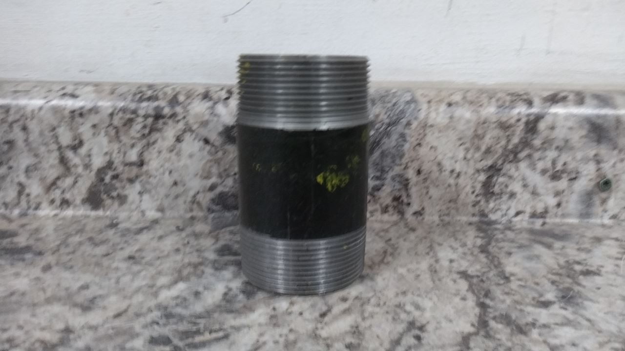 Brand Name 4073N176 5 Pk 4 In L Thick-Wall Steel Threaded Pipe