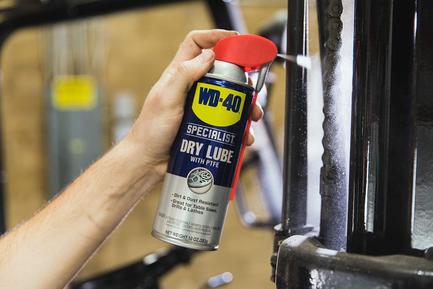 Dry Lube PTFE Spray with Smart Straw – Twin Pack for Tool Longevity 10 Oz.
