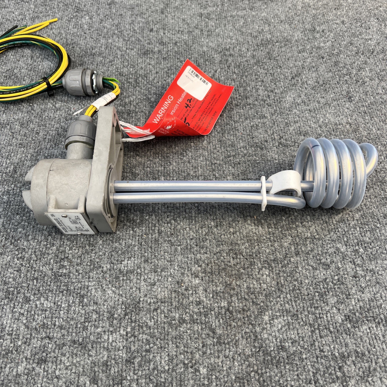 Process Technology HX.5111-P1 ELECTRIC IMMERSION HEATER 4.8 AMPS; 1000 WATTS