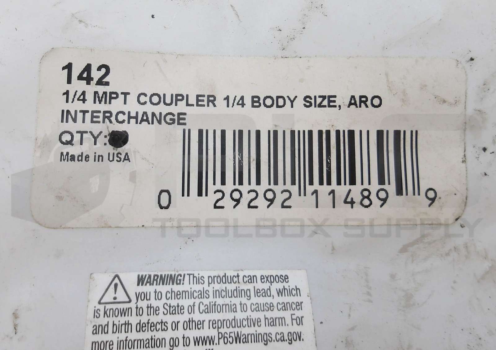 NEW BAG OF 6 142 COUPLER 1/4″ MPT