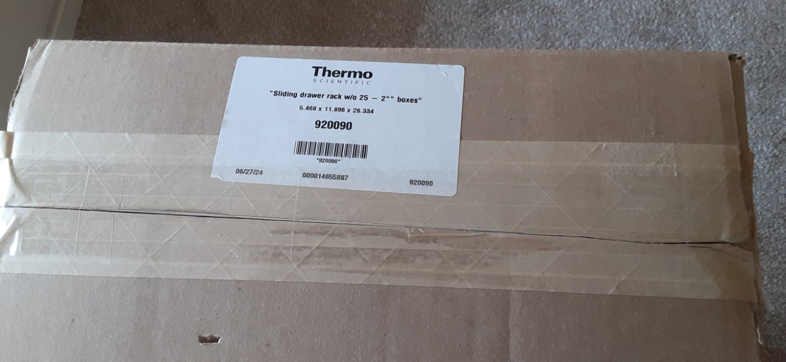 Thermo Scientific Freezer Rack w 5 Sliding Shelves Holds 25 Boxes 19200 G2U