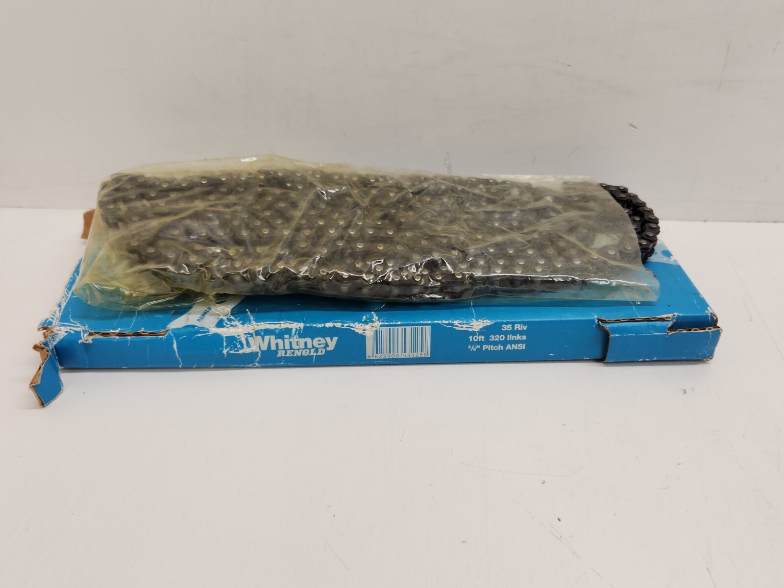 NEW OLD STOCK! WHITNEY RENOLD 10 FT ROLLER CHAIN 35 RIV