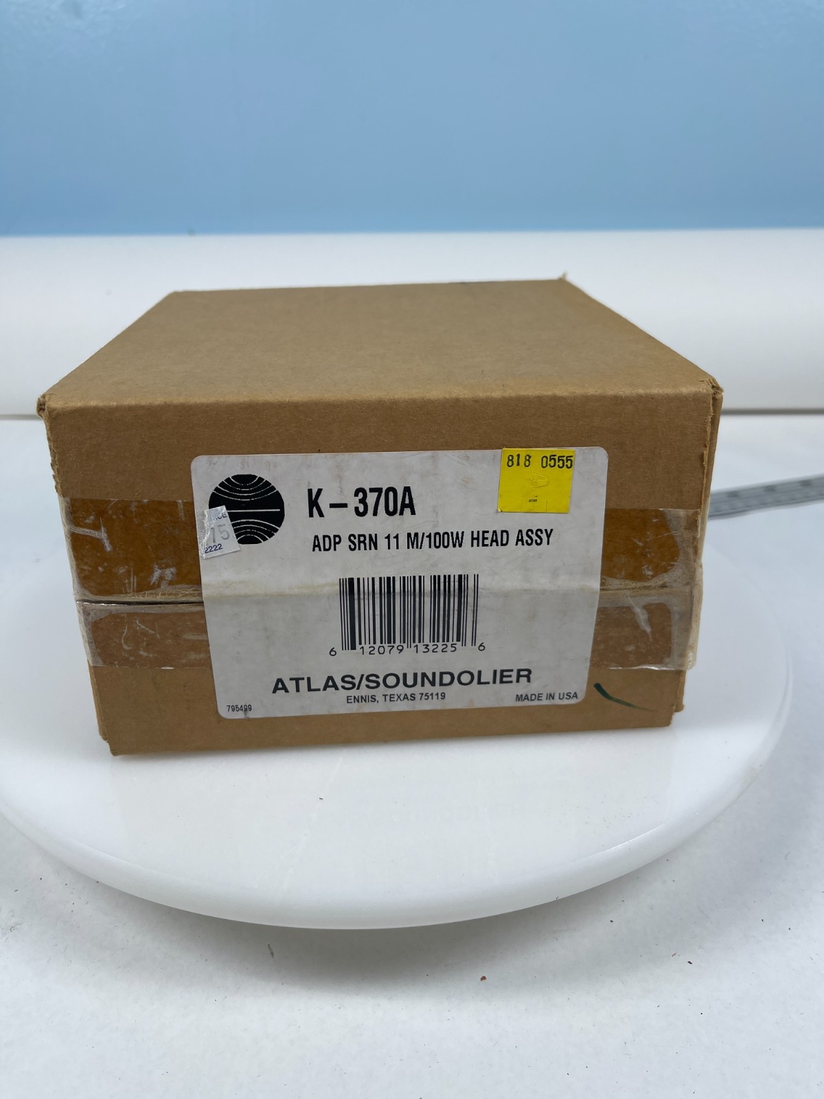 Atlas Sound K-370A ADP SRN 11 M/100W Head Assembly New In Box