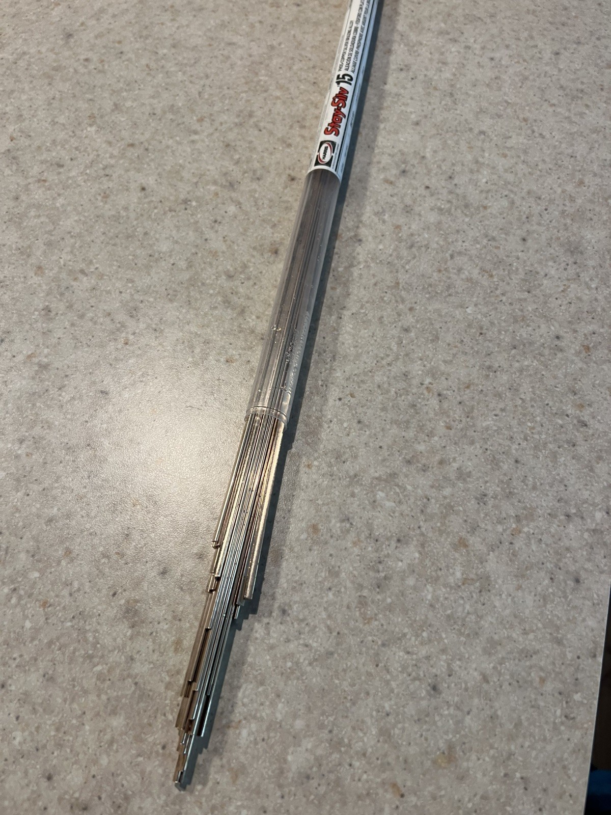 Harris Stay-Silv 15% silver brazing alloy Qty.28 rods .050 x 1/8”