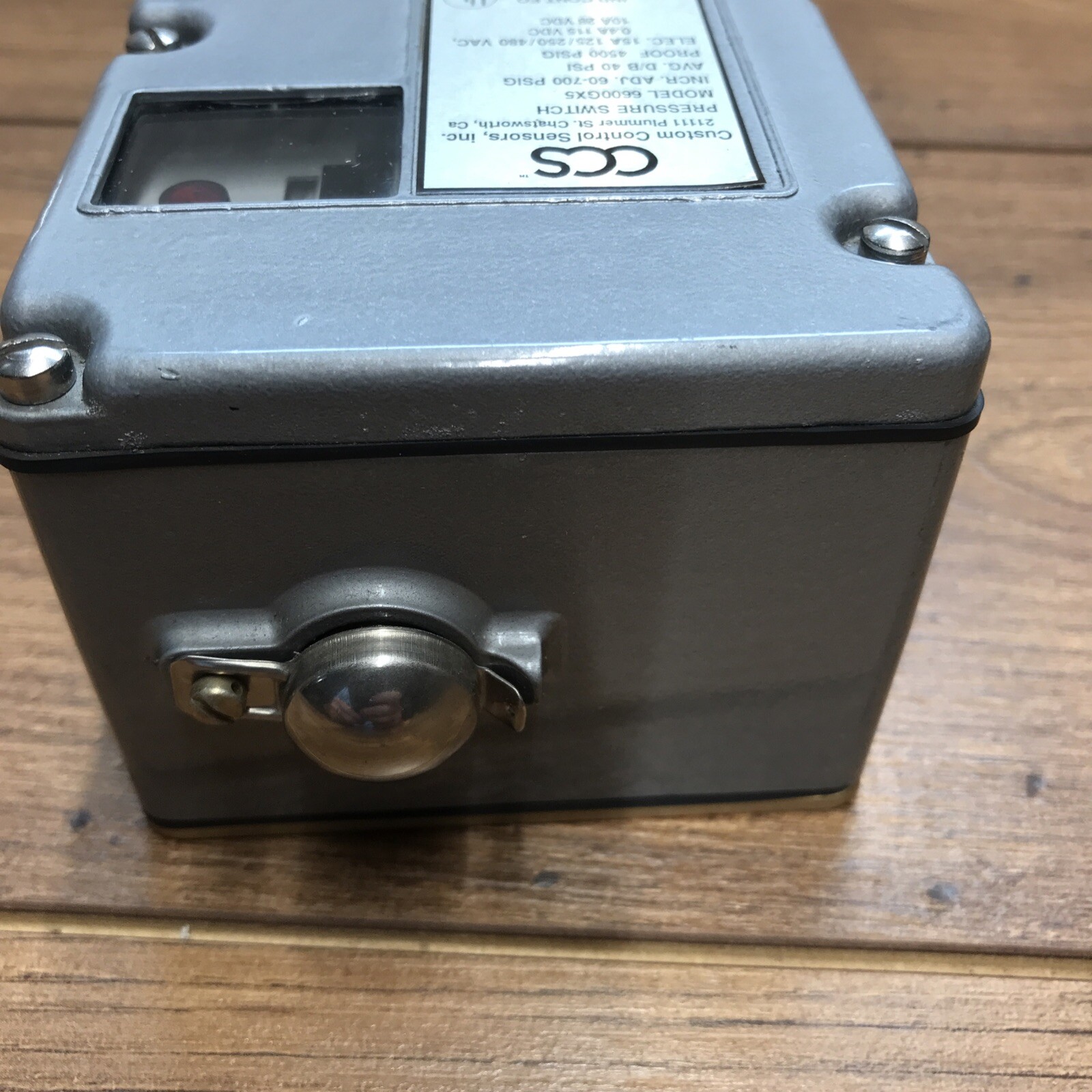 (1) NEW- (open box) CCS 6600GX5 DUAL SNAP PRESSURE SWITCH – Free Shipping