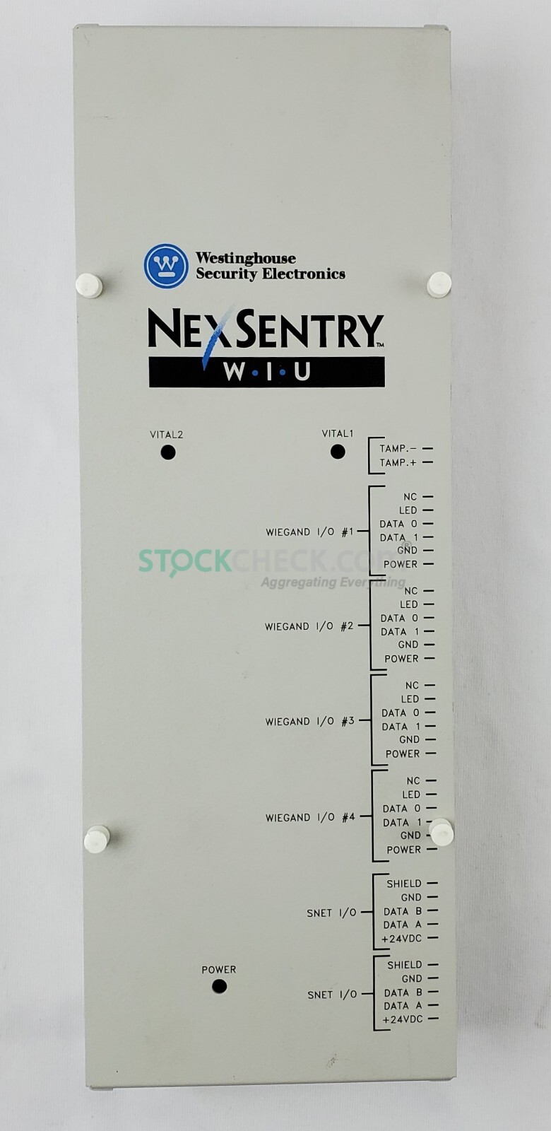 Westinghouse WIU NexSentry 4100 Series 4-Reader I/O Wiegand Interface Unit