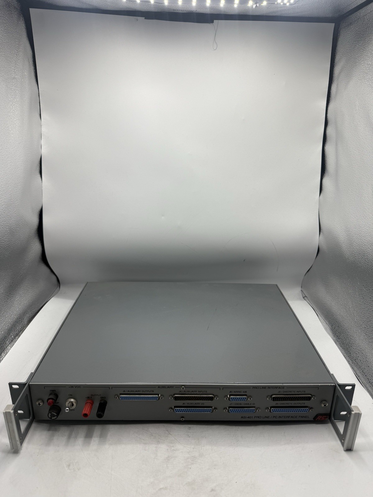 ASI ASI-401 ProLine/ PC interface Panel Aviation Test Interface READ
