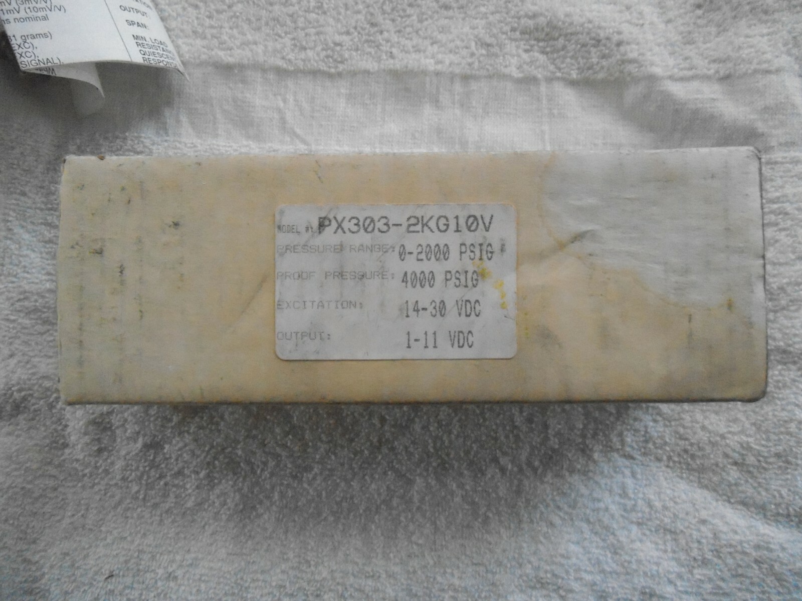 OMEGA PX303-2KG10V PRESSURE TRANSDUCER 0-2000psi 14-30VDC NIB